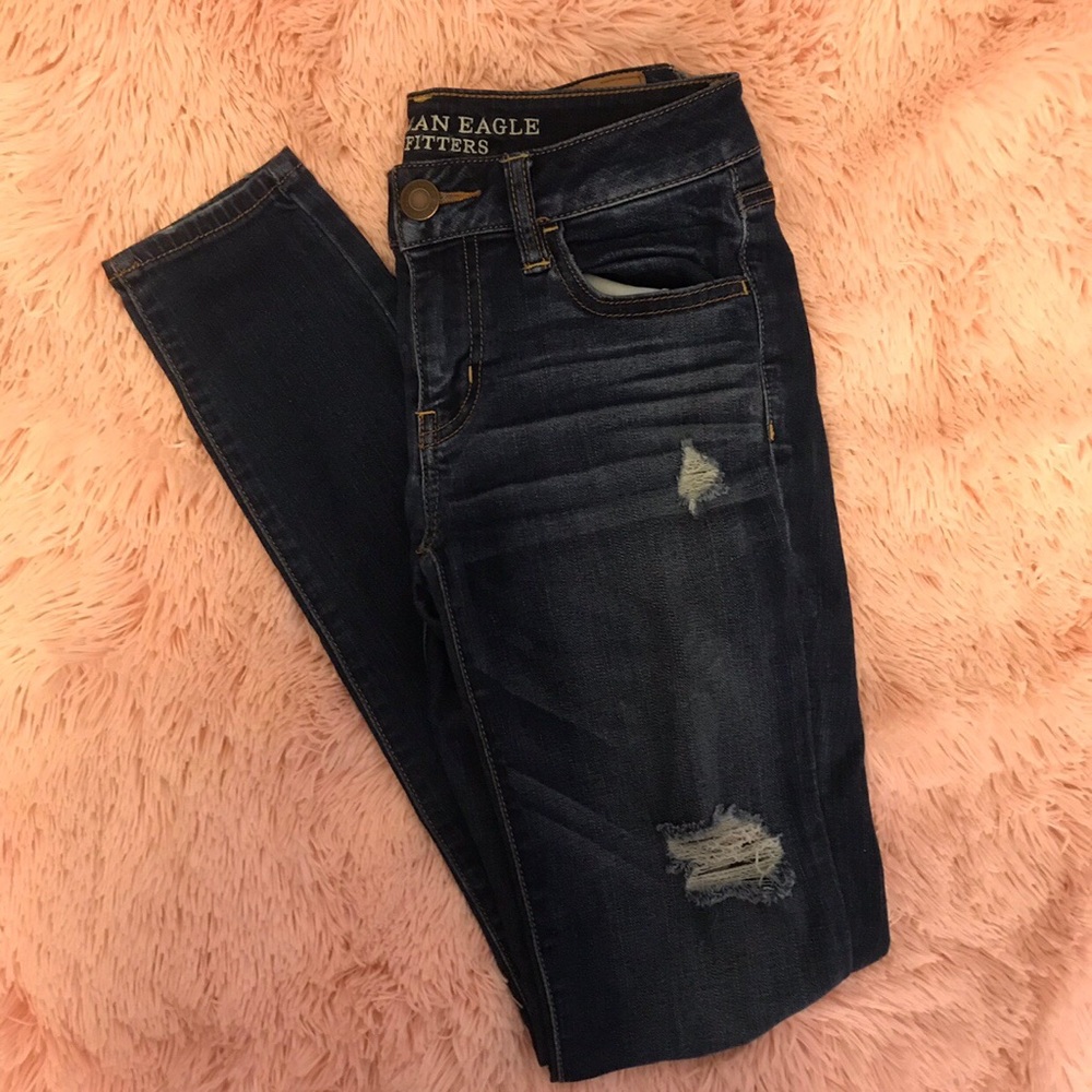 American Eagle ripped jeans